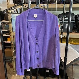 Cute purple cardigan! Size XXL